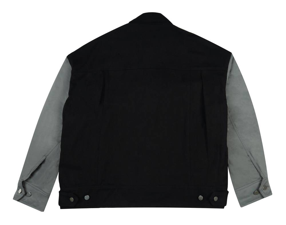 ELEVATA CASUAL COLORBLOCKED DENIM JACKET