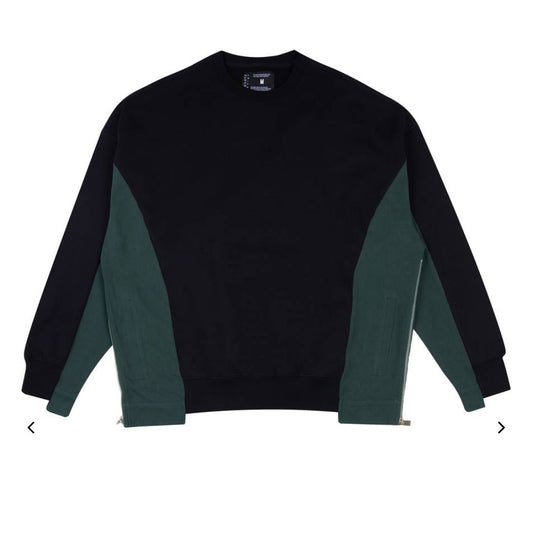 ELEVATA HIGH-END DESIGN SPLICED SWEATER